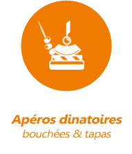 Bouchées et tapas d'exception pour des apéritifs dinatoires de hauts vols